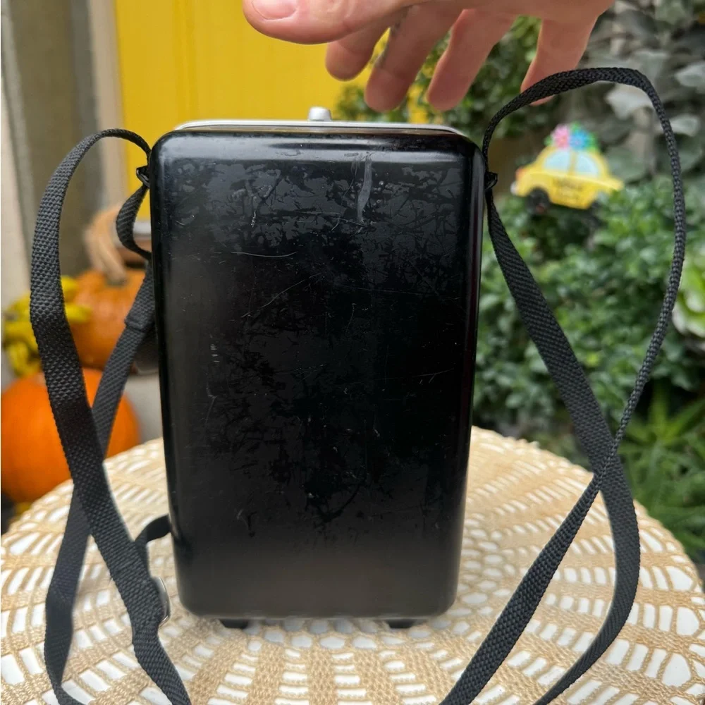 VINTAGE 1960/70’s BLACK HARD CARRYING CASE W/STRAP FOR A KODAK CAMERA